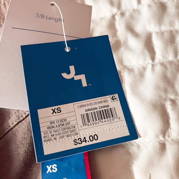 JoyLab 7/8 Length Brown Joggers Size XS - Picture 4 of 5